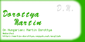 dorottya martin business card